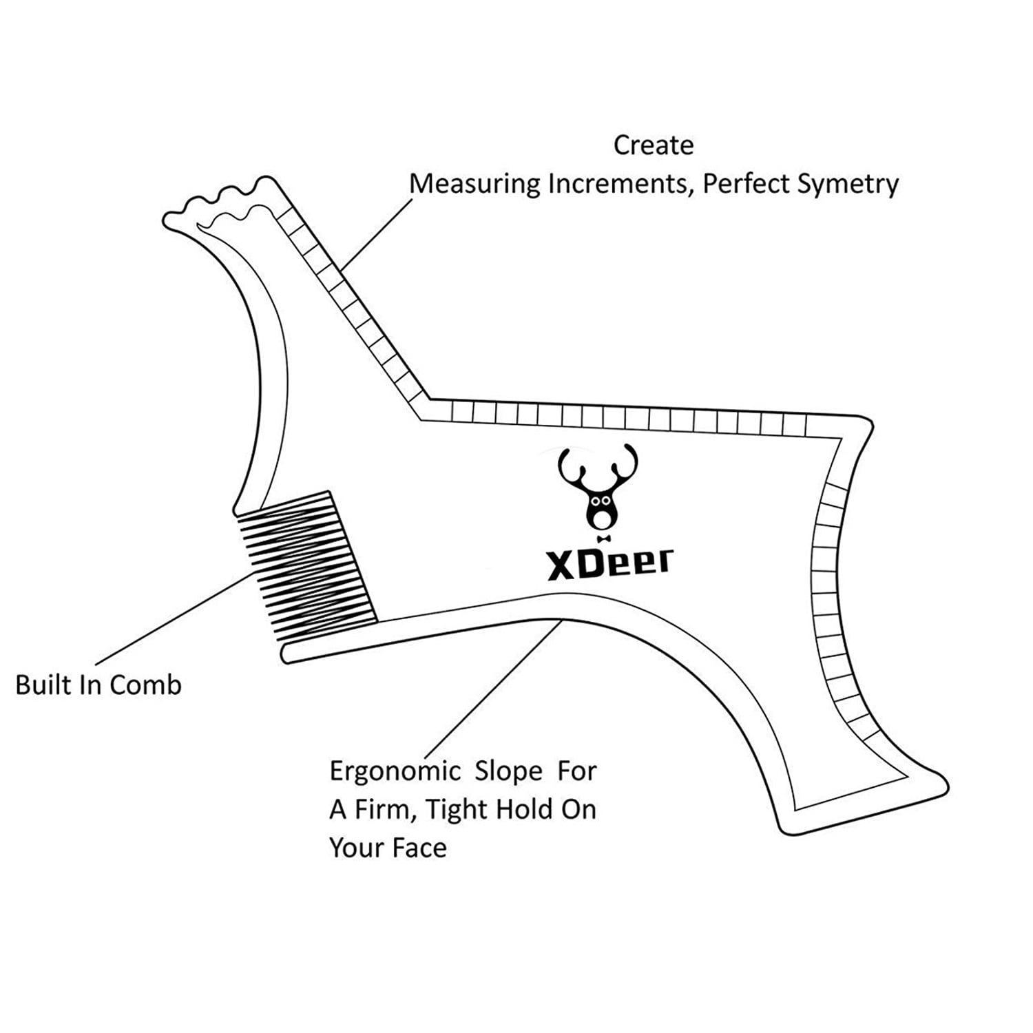 Mens Beard Shaping Device Template Shaping Comb Slim Device Excellent for Traces Symmetry graphic relating to Beard Template Printable known as Mens Beard Shaping Instrument Template Shaping Comb Slender Software Best for Strains Symmetry